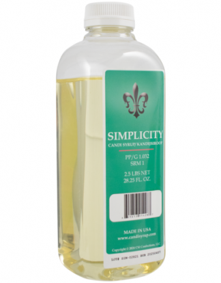 DISCONTINUED 2.5LB Premium Candi Syrup SIMPLICITY FINE BLONDE "Kandij Siroop" Decadent Brewers Candy Sugar for Authentic Ale Tripel Saison