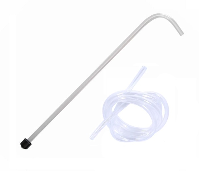 RACKING CANE 18″ SIPHON KIT w/TIP & 5′ HOSE FITS ALL GALLON JUGS & 2 GAL BUCKETS