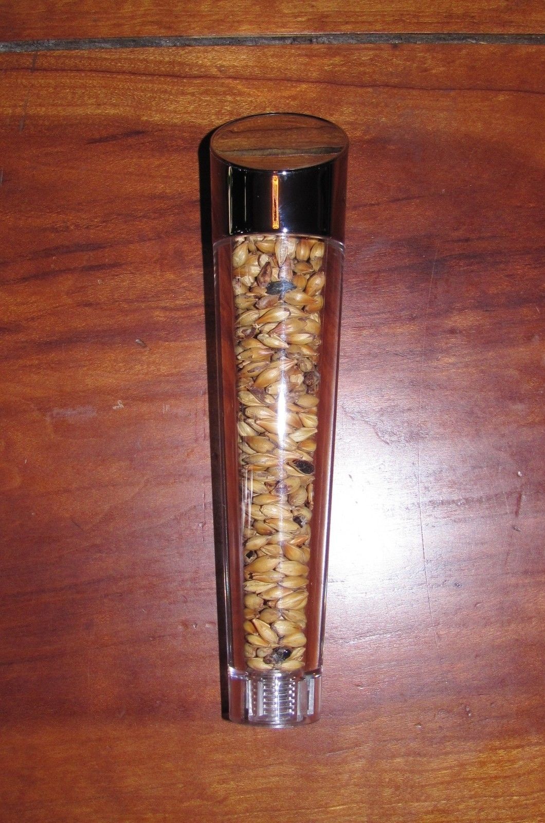DUAL FACE BADGED SEE THRU BEER PULL FAUCET TAP HANDLE Hollow to fill with Ingredients the "BE ANYTHING BEER PULL" With Badge - Image 3