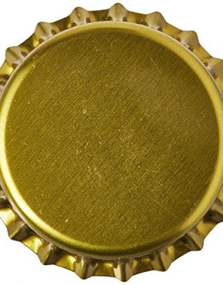 GOLD CROWNS 144PK : Crown Bottle Caps (Pack of 144) FOR SODA OR BEER