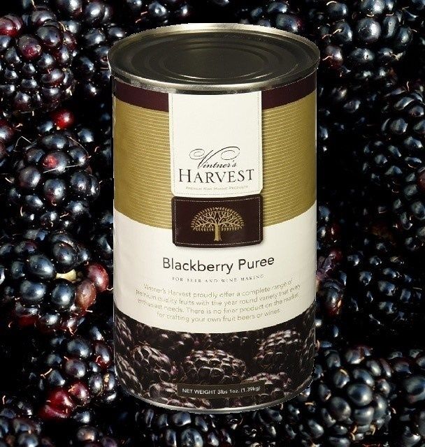 BLACKBERRY FRUIT PUREE VINTNERS HARVEST WINE BEER MEAD MOCKTAIL BASE