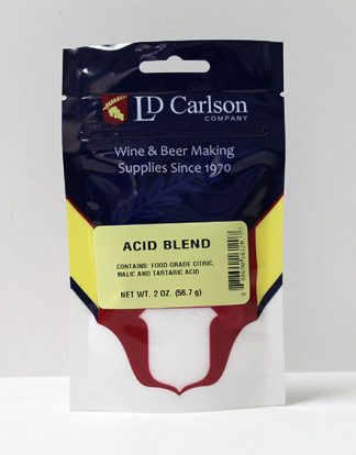 ACID BLEND 2 OZ FRESH LDC CITRIC-MALIC-TARTARIC FOR HOME BREWING WINE MAKING