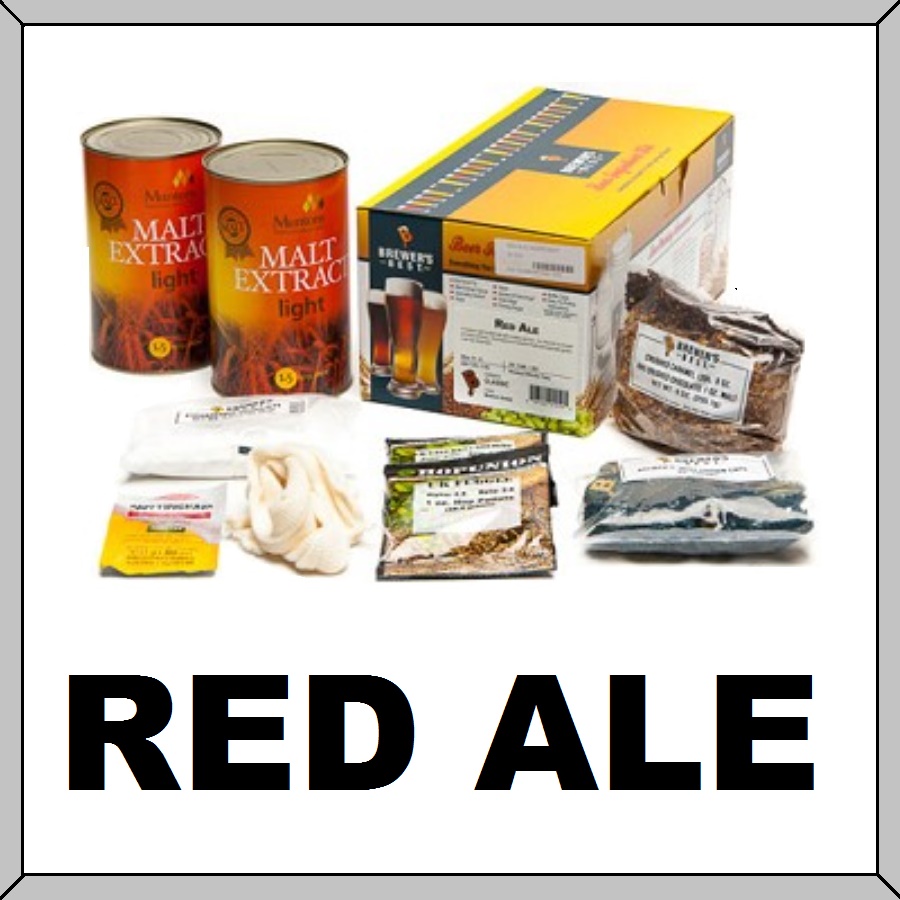 TASTY IRISH RED ALE Easy 5 Gallon Beer Brewing Ingredient Kit LDC Brewers Best 1010