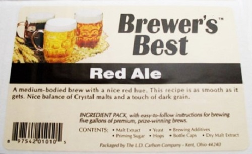 TASTY IRISH RED ALE Easy 5 Gallon Beer Brewing Ingredient Kit LDC Brewers Best 1010 - Image 3