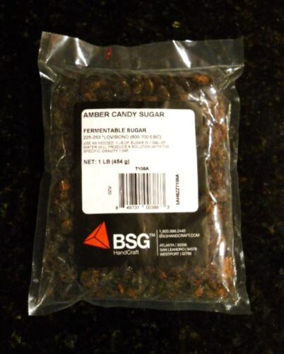 CANDY SUGAR 1 Pound AMBER BELGIAN CANDI SUGAR 'Brun Léger Cassonade' For Beer Brewing Homebrew and Baking - Image 2