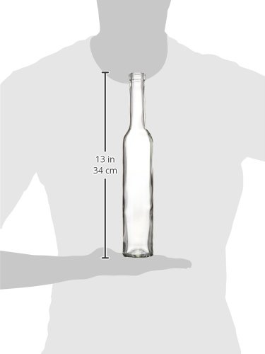WINE BOTTLES ICE WINE CLEAR FLINT BELLISSIMA TYPE CASE OF 12 375ml SPLITS GLASS HALF BOTTLES - Image 3