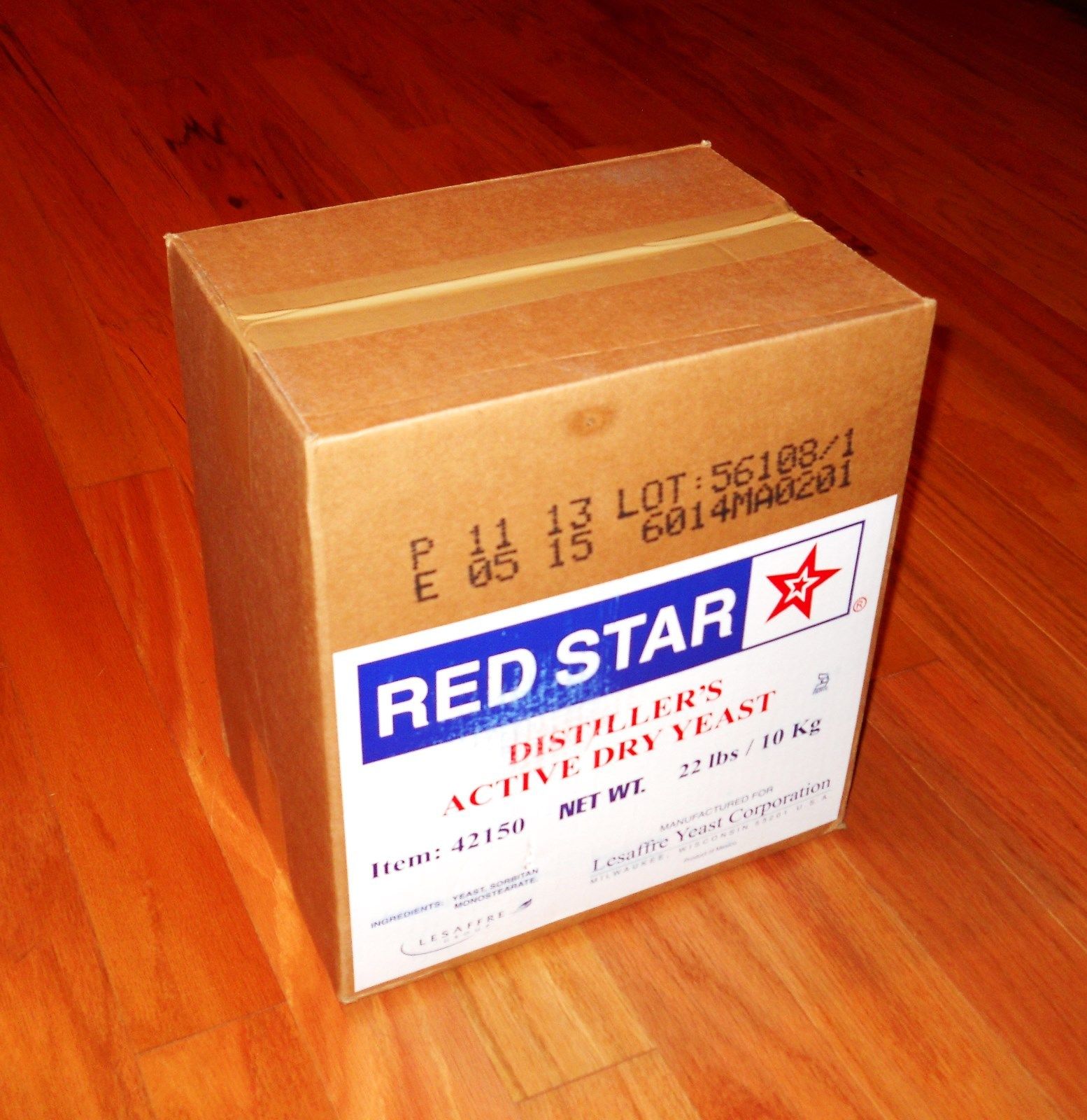 DISTILLERS YEAST 22lb BOX PACK RED STAR DADY FOR BOURBON WHISKEY VODKA MOONSHINE