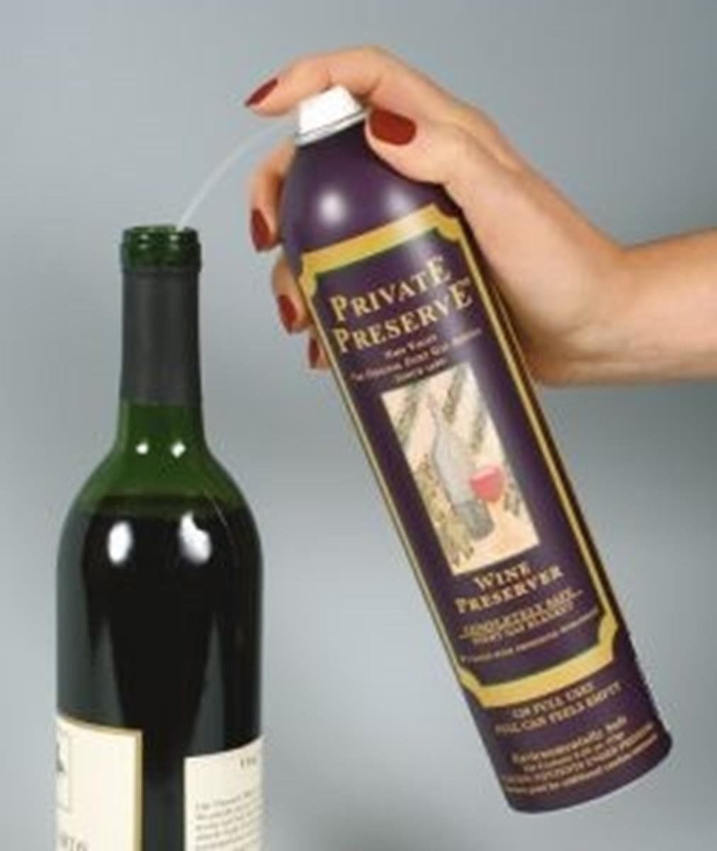 PRIVATE PRESERVE Wine Preserver Inert Gas Aerosol Wine Bottle Sparging System FREE SHIPPING (No Discount in Cart) - Image 2