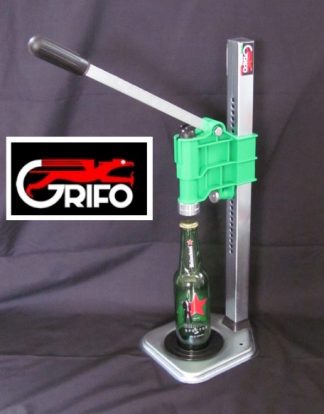 GREEN BENCH CAPPER FOR HOMEBREW BEER SODA & KOMBUCHA BOTTLES GRIFO KIT w/CROWNS
