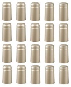 SHRINK CAPSULES 32 MATT SILVER METALLIC WINERY GRADE PVC HEAT SHRINK SEAL CAPS FOR STANDARD SIZE WINE BOTTLES 60mmX30mm FREE SHIPPING