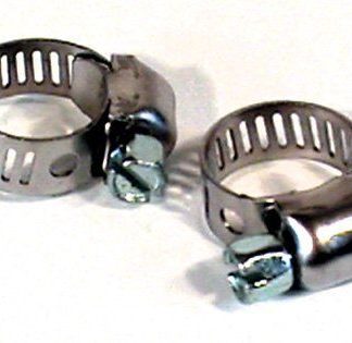 Adjustable Stainless Steel WORM GEAR HOSE CLAMP 2 PACK Standard Size for Beer Lines Gas Lines 1/4″ 3/16″ 1/2″ 5/8″ "SMALL"