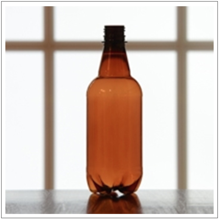 PLASTIC BEER BOTTLES 500ml FULL CASE OF 24 Amber PET Bottles With WHITE CAPS For Beer Soda Carbonated Drinks - Image 5
