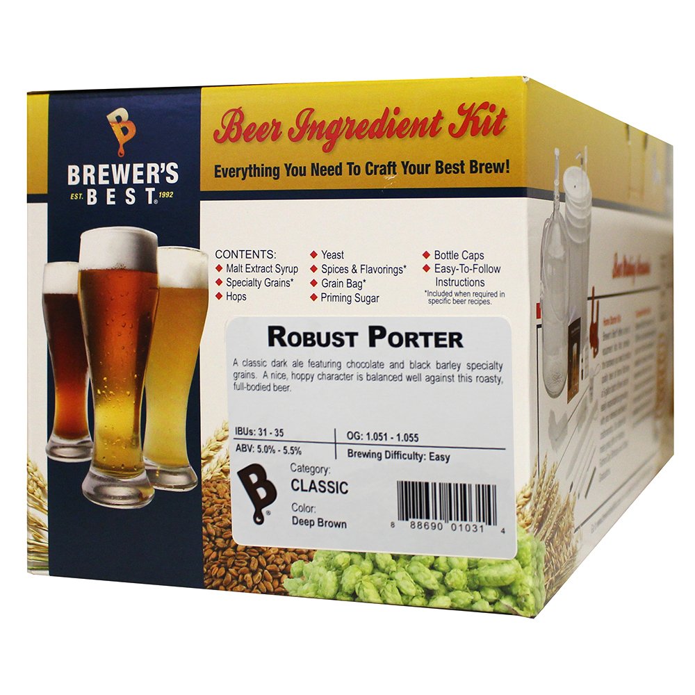 Brewer's Best Robust Porter Homebrew Beer Ingredient Kit 1031