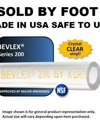 BEVLEX PVC Beer Line 3/16 X 7/16 Clear, Per Foot