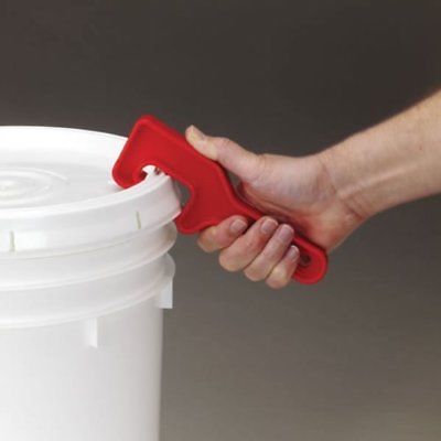 BUCKET OPENER LID LIFTER TOOL REMOVES LIDS on 3,5,6, 6.5 GALLON PLASTIC BUCKETS WITHOUT DAMAGE - Image 2