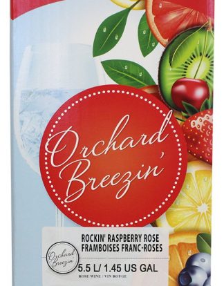 Orchard Breezin' Rockin Raspberry Rose White Zinfandel Wine Kit by RJS