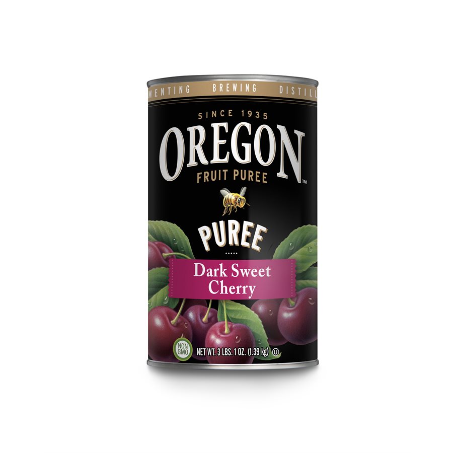 DARK SWEET CHERRY FRUIT PUREE 49oz tin from Oregon Fruit Products (Formerly Vintner's Harvest)