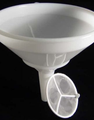 GIANT 12" FOOD GRADE FUNNEL With Strainer Screen For Bulk Cooking and Home Brewing