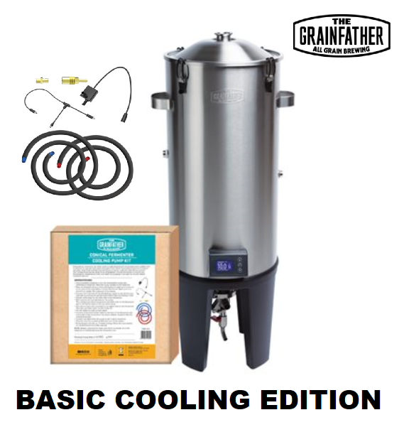 THE GRAINFATHER CONICAL FERMENTER LOADED BASIC COOLING EDITION FREE