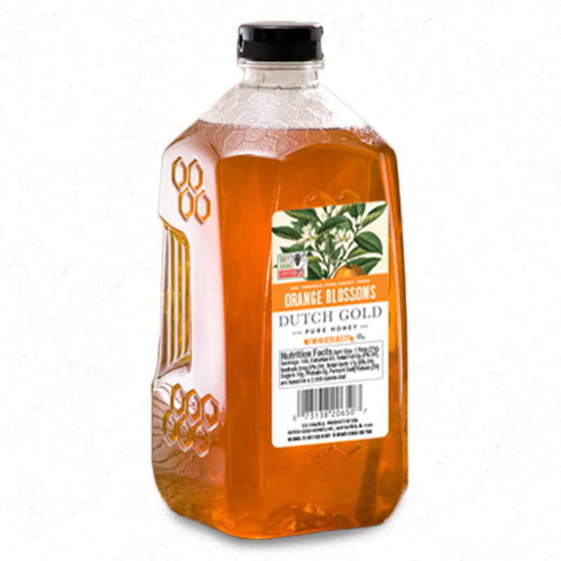 ORANGE BLOSSOM HONEY 5LB Dutch Gold Pure Honey 5 Pound jar 80 Ounce Value Container