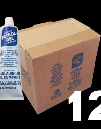 12PK 4oz PETROL-GEL KEG LUBE - FOOD GRADE SANITARY WHITE LUBRICANT FOR O-RING CAPPER ICE CREAM
