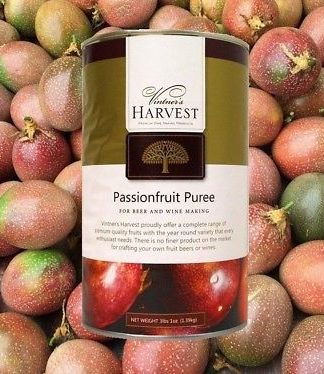 PASSION FRUIT PUREE Oregon Fruit Products (Formerly Vintners Harvest) Aseptic for use in beer wine mohito base 49oz BLADDER