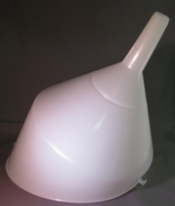 GIANT FOOD GRADE ANTI-SPLASH FUNNEL WITH FILTERING SCREEN - 10" Diameter - Image 4