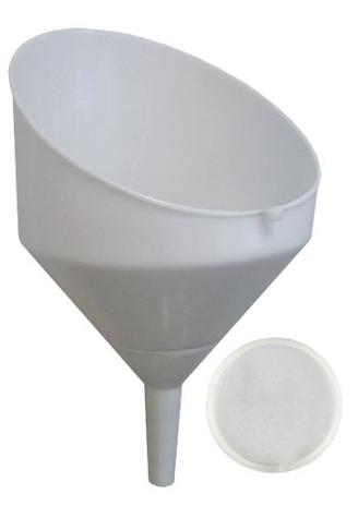 GIANT FOOD GRADE ANTI-SPLASH FUNNEL WITH FILTERING SCREEN - 10" Diameter - Image 2