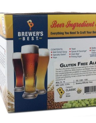 BOX KIT GLUTEN FREE ALE Brewer's Best Ingredient Beer Kit #1009