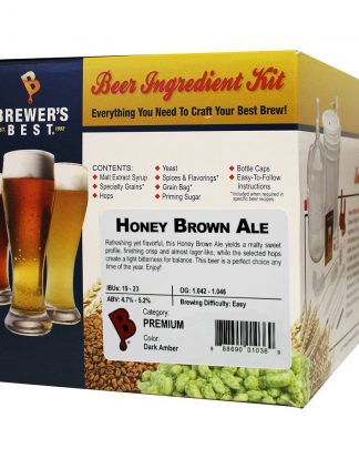 BOX KIT HONEY BROWN ALE Brewer's Best Beer Ingredient Package #1036