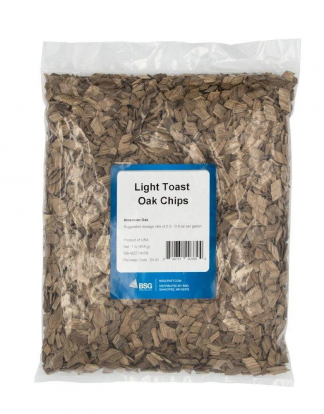 1LB BSG Packaged Light Toast American Oak Chips