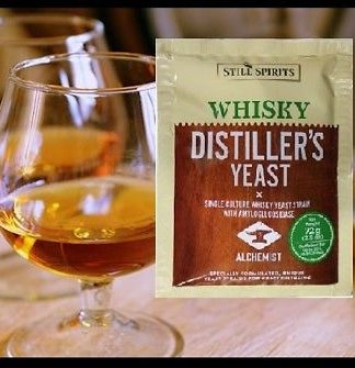 FINE WHISKY YEAST with Glucoamylase Nutrients and Trace Minerals from Still Spirits - Perfect for American Whiskey in Pot Stills 72g Pack