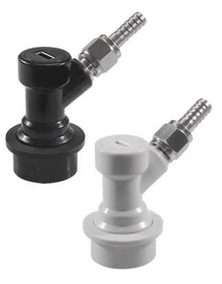 CMB BRAND Cornelius Corny Keg Ball Lock Disconnects SET Flared Gas In Liquid Out +2 Swivel Nut Stems