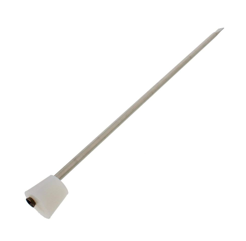 Stainless Steel Thermowell and #6 Bung Stopper for Glass Carboy Fermentation Temperature Thermometer Probe
