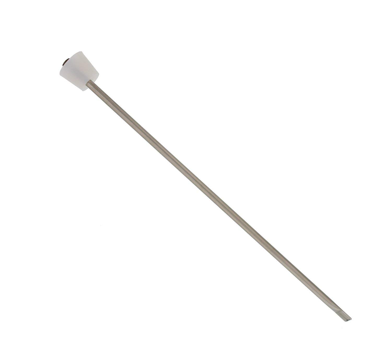 Stainless Steel Thermowell and #6 Bung Stopper for Glass Carboy Fermentation Temperature Thermometer Probe - Image 2