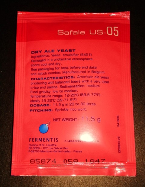 2 x Fermentis Safale US-05 American Style Pale Ale Yeast 
