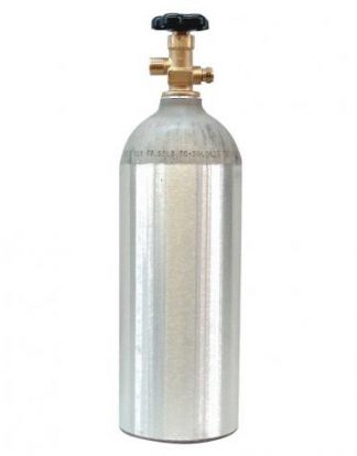 5lb Aluminum CO2 Tank CO2 Cylinder CO2 With Sherwood brand GV series valve - For Kegerator CO2 Canister 5 Pound CO2 Tank