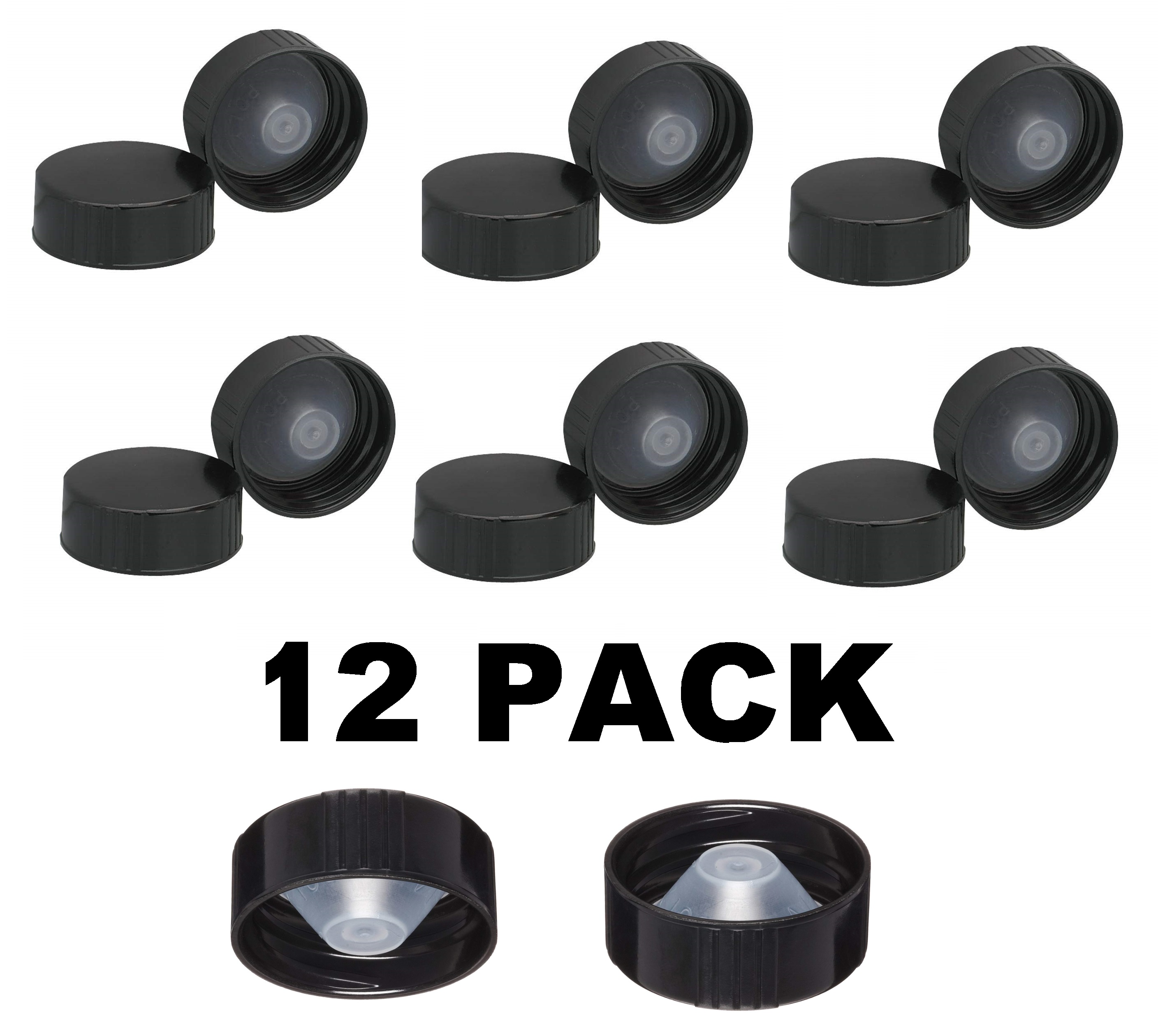 Pack of of of of 12 5X-1534-5P02 28mm Poly Seal Screw Caps Bag of 12
