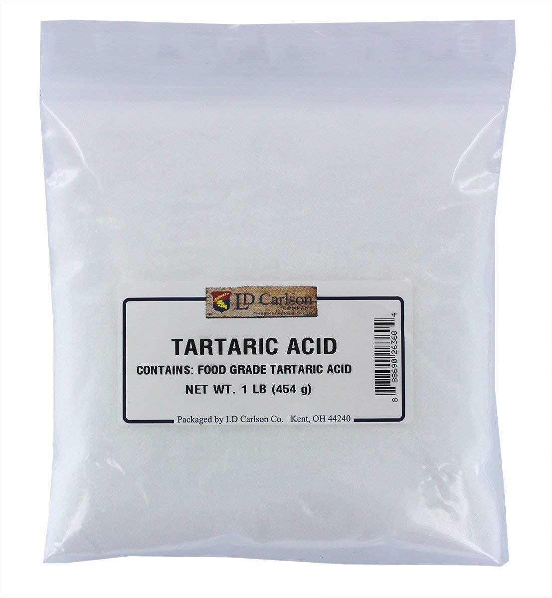 TARTARIC ACID 1LB FOOD GRADE FOR WINEMAKING SODA CHEESE BAKING ICING COSMETICS
