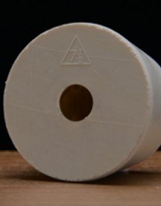 Tapered Drilled Rubber Stopper 7 1/2