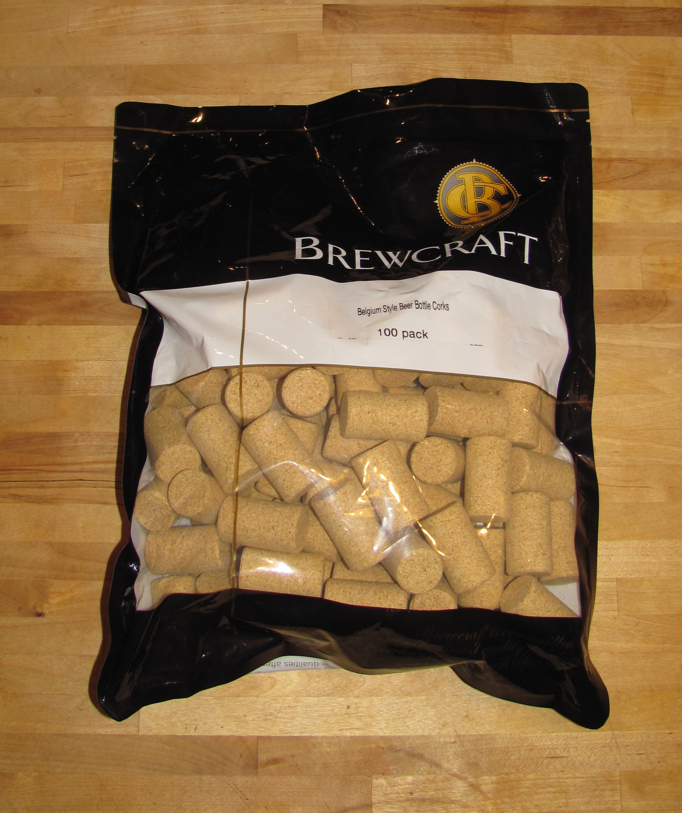Belgian Style Beer Bottle Corks 25.5X44mm 100 Pack PRESANITIZED