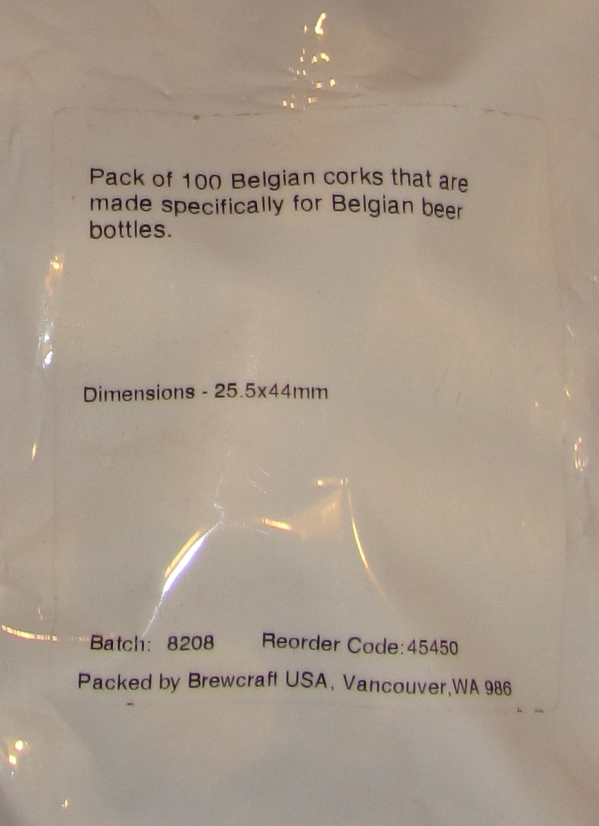 Belgian Style Beer Bottle Corks 25.5X44mm 100 Pack PRESANITIZED - Image 4
