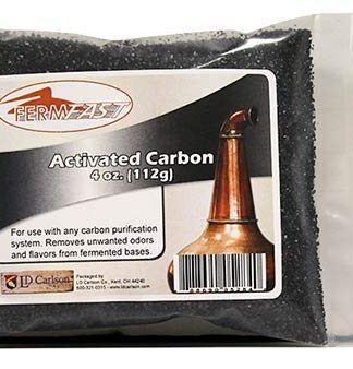 DRY ACTIVATED CARBON 4oz FERMFAST® FACTORY PACK GRANULES For Use With Carbon Purification Systems