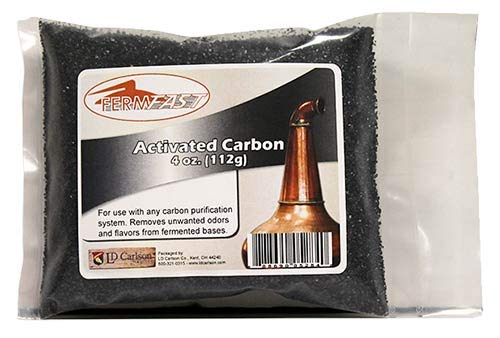 DRY ACTIVATED CARBON 4oz FERMFAST® FACTORY PACK GRANULES For Use With Carbon Purification Systems
