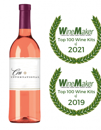 WINE KIT Cru International French Rosé BLUSH makes 6 Gallons from Spagnols RJS Craft Winemaking