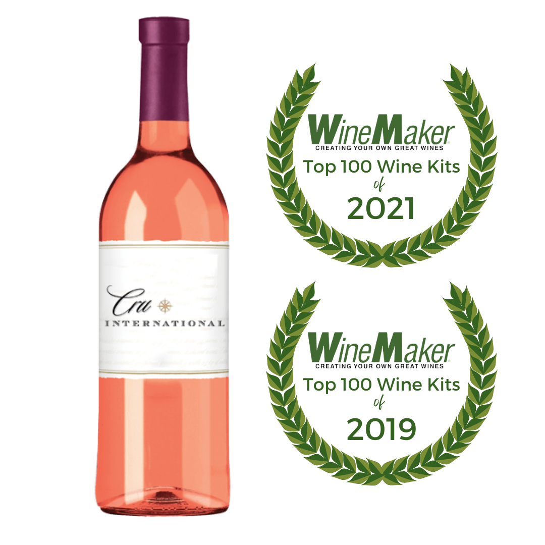 WINE KIT Cru International French Rosé BLUSH makes 6 Gallons from Spagnols RJS Craft Winemaking