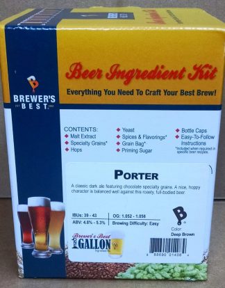 PORTER BOX KIT Brewers Best One gallon Beer Ingredient Kit