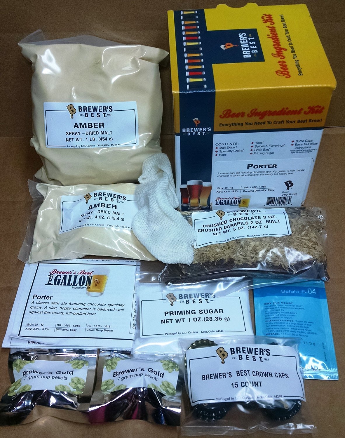 PORTER BOX KIT Brewers Best One gallon Beer Ingredient Kit - Image 4