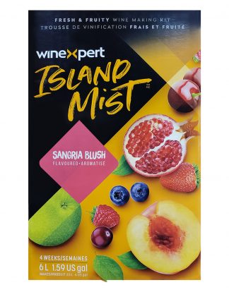 WINE KIT SANGRIA ZIN BLUSH FROM ISLAND MIST - MAKES 6 GALLONS