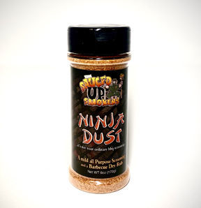 NINJA DUST BBQ RUB - All Purpose Seasoning and Dry Rub 6oz Shaker Bottle